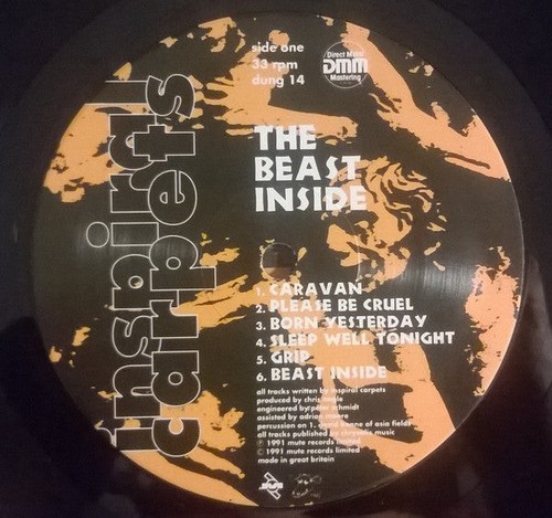 Inspiral Carpets - Beast Inside - Used Vinyl Record - P34z - Picture 3 of 5