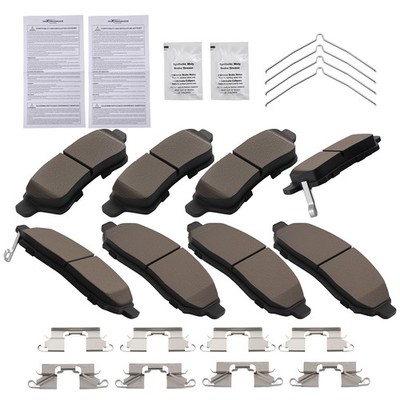 Front Rear Ceramic Brake Pads Set for Suzuki Equator 2009-2012 D1100 D1094