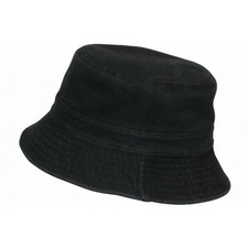 Chapeau Bob Noir en Coton Premium Streetwear et Tendance Bobby-Taille unique