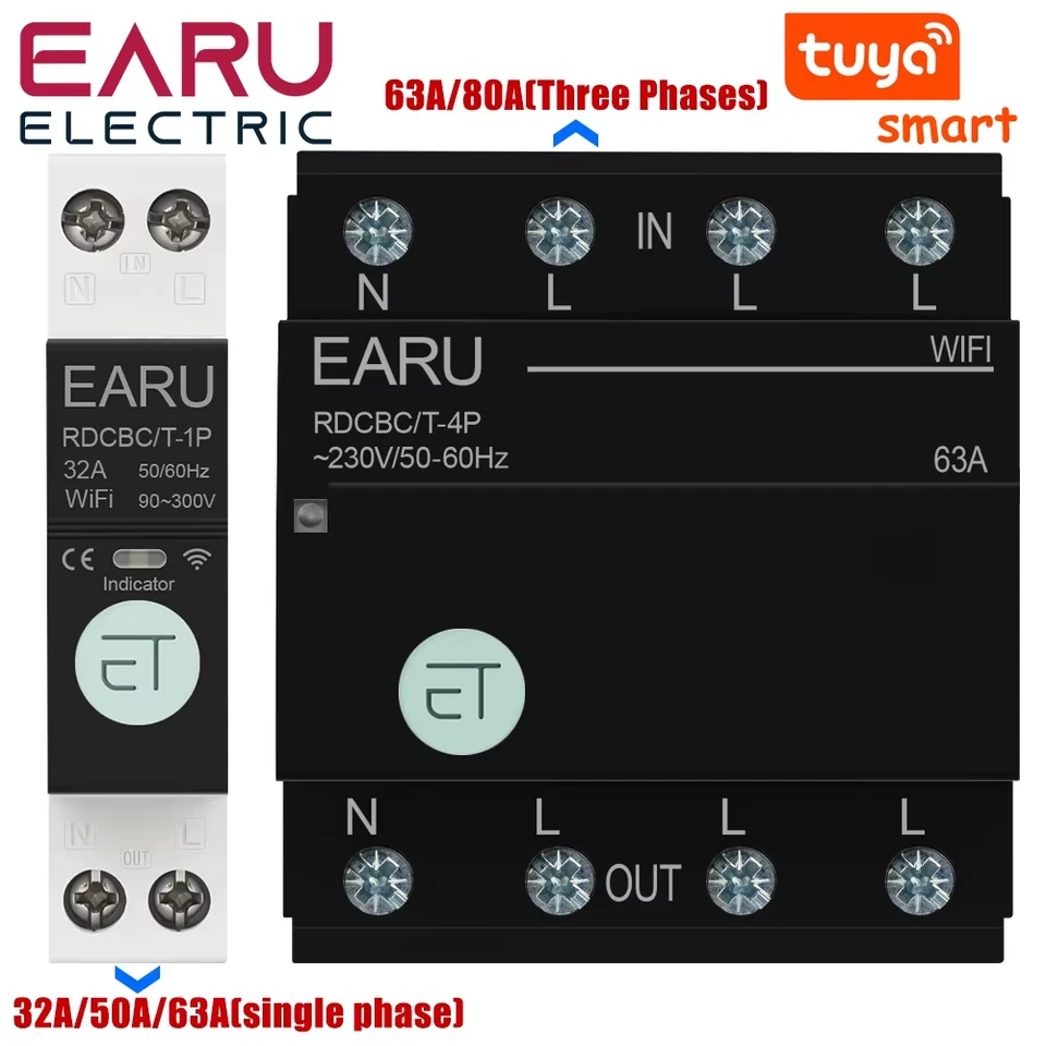 Smart Wifi Circuit Breaker Zeit Timer Relais Schalter Smart Home Haus Stimme Fer