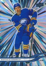 2025/26 Upper Deck Series Two #266 Jack Quinn Outburst Silver Base Parallel