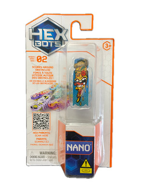 HEX BOTS Nano Single Sensory Toys for Kids Series 2 Robot Vibration Colors Vary