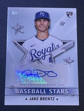 2022 Topps Series 1 Baseball Stars Auto Jake Brentz #BSA-JB Auto