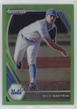 2021 Panini Prizm Draft Picks Lime Green Prizm 5/75 Nick Nastrini #PDP131 03j5