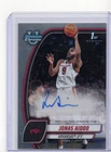 2024-25 Bowman University Chrome - Chrome Prospect Autographs Jonas Aidoo #32...