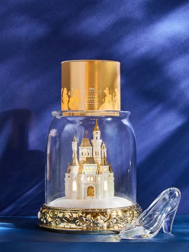 Bath Body Works Disney Princess Light-Up Castle Cloche 3-Wick