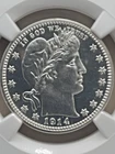 1914-P Barber Quarter — photo from another recent sale