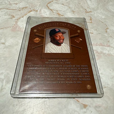 Kirby Puckett Cards, Rookie Card and Autographed Memorabilia Guide 8