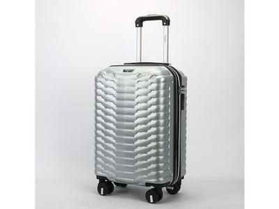 TUCCI OCCHIO 2PC HARDSHELL LUGGAGE SET (18'', 20'') - WHITE