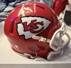 Xavier Worthy Kansas City Chiefs Autographed Mini Helmet Fanatics Authentic