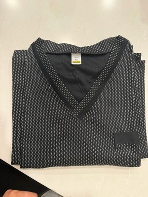 Calida Sleepshirt Night Lovers Modern Fit Swiss Cotton Black/White XL
