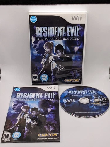 Resident Evil The Darkside Chronicles Nintendo Wii COMPLETE 2009 US/USA Misprint