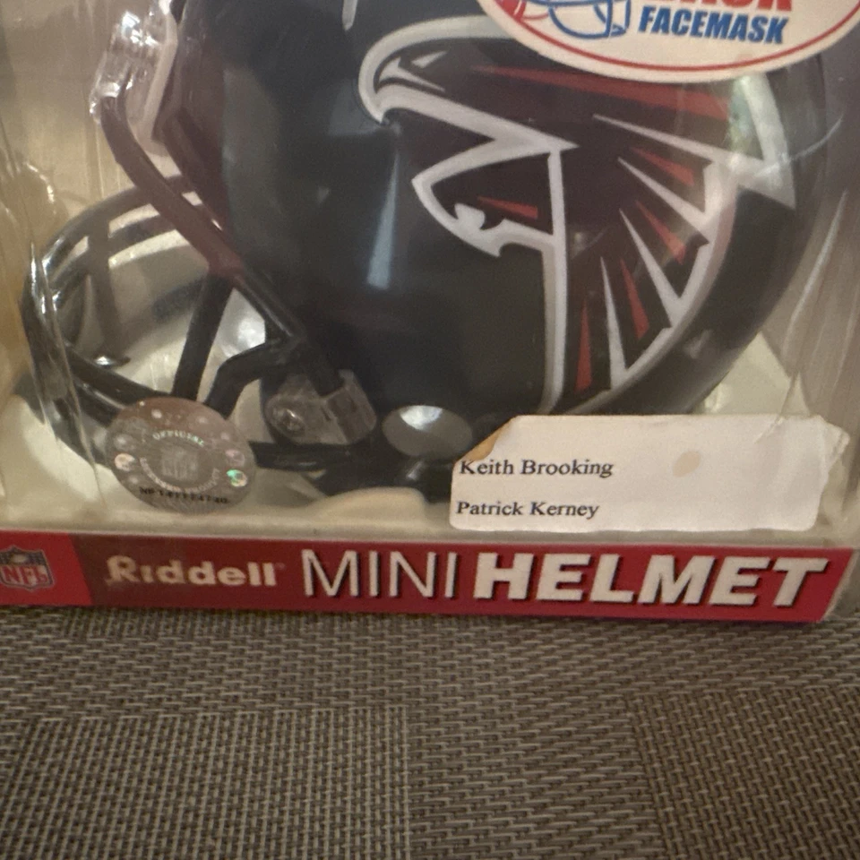 Máscara facial vintage Riddell Mini Helment Quarterback ATLANTA FALCONS ¡Nueva!! Foto 3 de 4