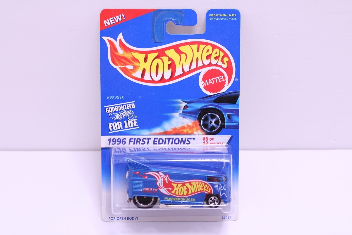 Mattel HW Hot Wheels 1996 First Editions VW Drag Bus Lot