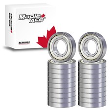 6201-ZZ Ball Bearing 12x32x10mm 6201 ZZ Metal Shielded Qty 20 