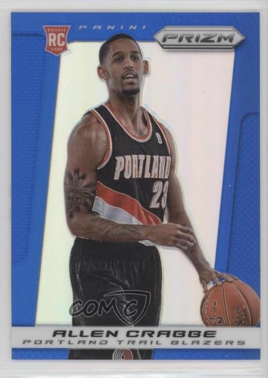 2013-14 Panini Prizm Wal-Mart Blue Prizm Allen Crabbe #295 f1p