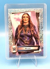 2025 Topps Chrome WWE - Nia Jax #175 Aqua Shimmer Refractor /199