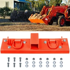 JY PERFORMANCE Tractor Grab Hooks Compact Tractor Bucket Hooks Bolt On Compat...