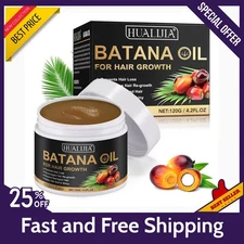 Raw Batana Oil for Hair Growth and Repair, 100% Pure Dr. Sebi Unrefined Batana O