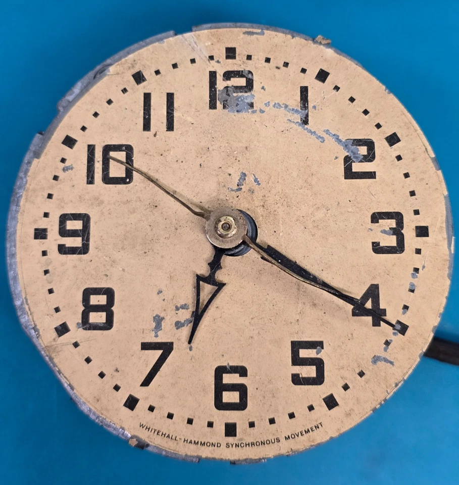 Vintage Hammond Electric Clock Motor / 115v 60cy 2w - Watchmaker Repair Parts - Image 3 of 4