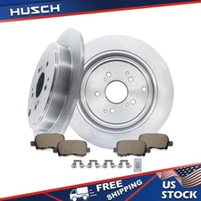 Rear Brake Kit Rotors and Pads Ceramic for ACURA MDX 2001 - 2006 HONDA PILOT