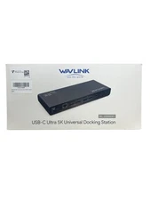WAVLINK USB-C Ultra 5K Universal Docking Station WL-UG69DK Dual Monitor~SEALED