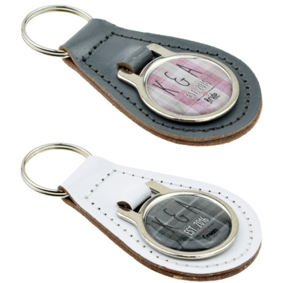 Personalisiertes Est Date Design His & Hers - Initialen & Jahr - Schlüsselanhänger Set - XKFR050