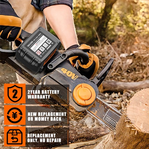 PACK 40V 3.5Ah For Worx 40V WA3580 Lithium-Ion Battery WG180 WG280 WG380 WG580 - Picture 23 of 30