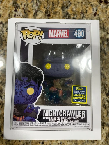 Funko Pop! Marvel: Nightcrawler #490 Convención de Verano SDCC 2020 Exclusivo