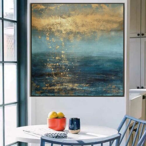 Abstraktes Gemälde Handgemalt Modern Leinwandbild Original - Bild 2 von 7
