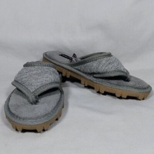 Nautica Women's Slipper Fluffy Warm Indoor/Outdoor Strap Sandal-6-NIB