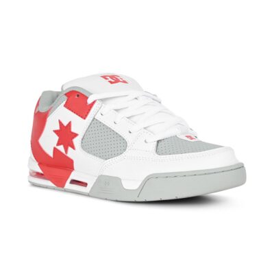 DC Command Skateschuhe - Weiß/Grau/Rot
