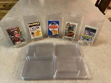 Allstars Pack Cello/Wax Pack Protectors  Holders Great For Display! Lot of 12