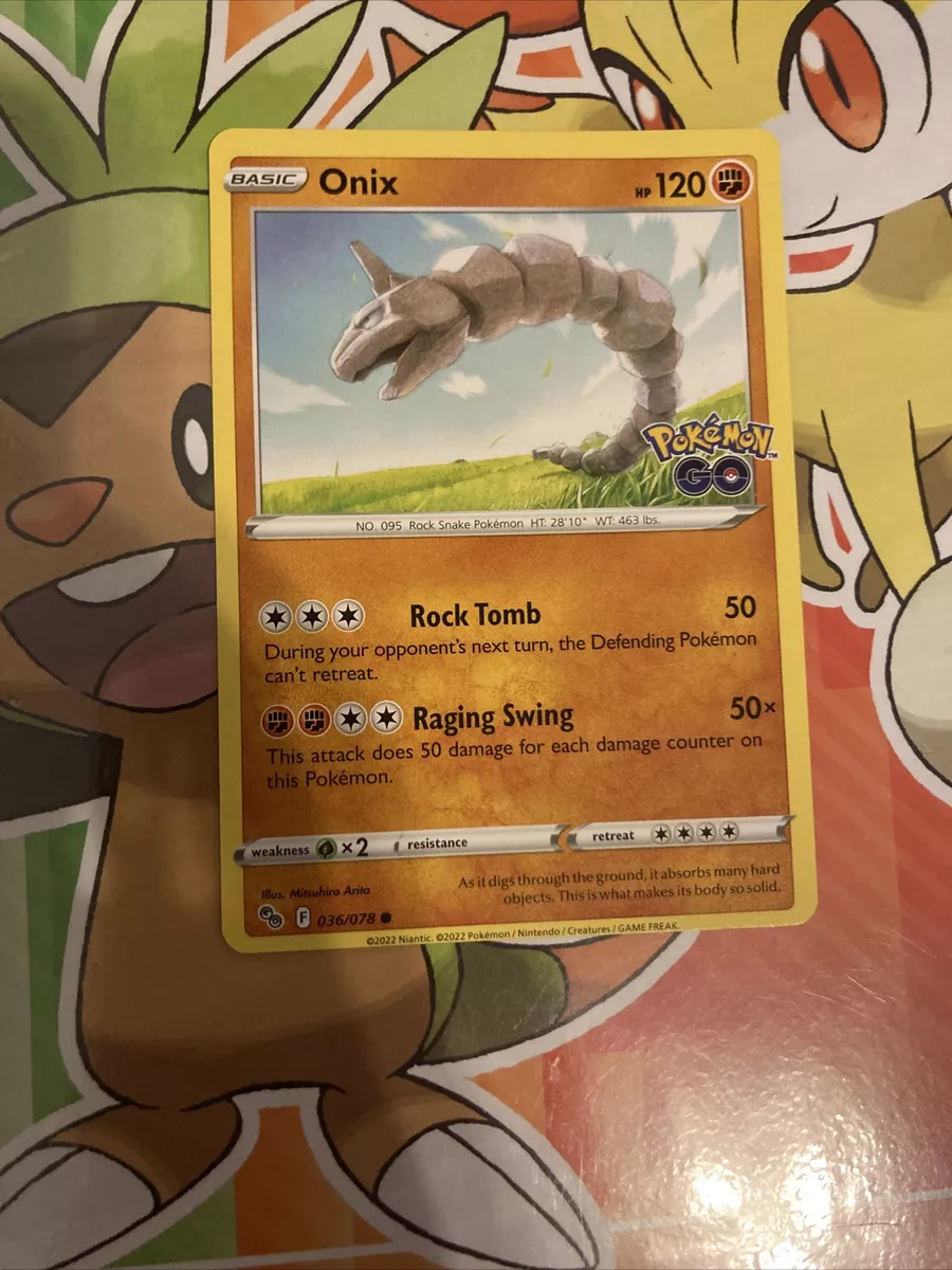 Onix - Pokemon Go - Reverse Holo