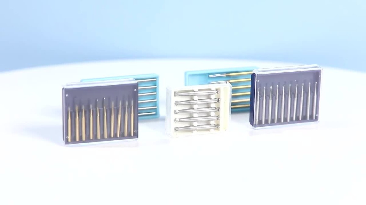 Wave Dental Surgical Bur Long 25mm Round #4 FG High Speed Carbide