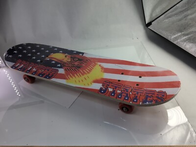 NIP: Skateboard 24x8, Complete, United States Flag/Bald Eagle