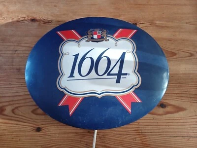 Enseigne Lumineuse Kronenbourg 1664 - Photo 1/4