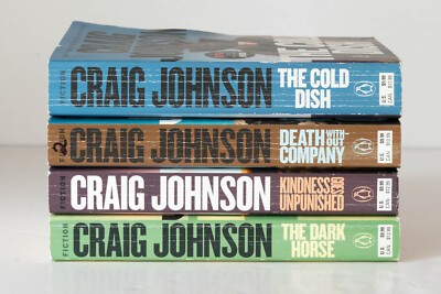 Craig Johnson WALT LONGMIRE Mysteries Series Lot of 4 Set of PB Paperback Books