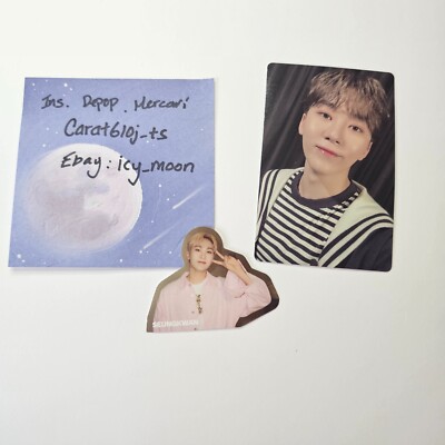 Seventeen 2023 Caratland memory book member photocard with sticker