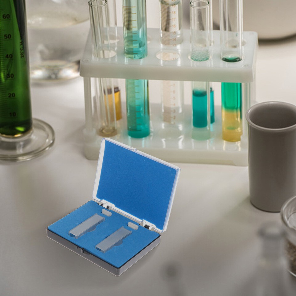 2 Pcs Quartz Cuvette Spectrophotometer Tubes Accurate Reading Light eBay