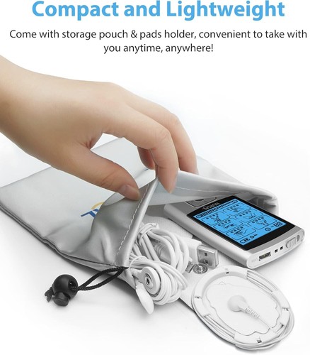 24 Modes Tens Unit Muscle Therapy Pain Relief Stimulator Machine Pulse Massager - Picture 6 of 8