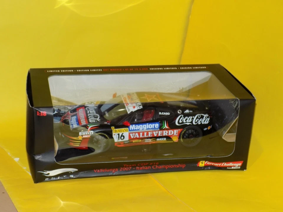Ferrari F430 Défi Équipe Cdp Vallelunga 2007 Caso Coca Cola ELITE N2069 1/18 - Photo 4/4