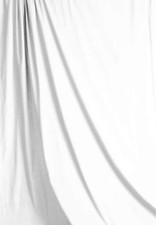 Savage Accent Solid Muslin Background 10'x12' White SD0112 - New in Box