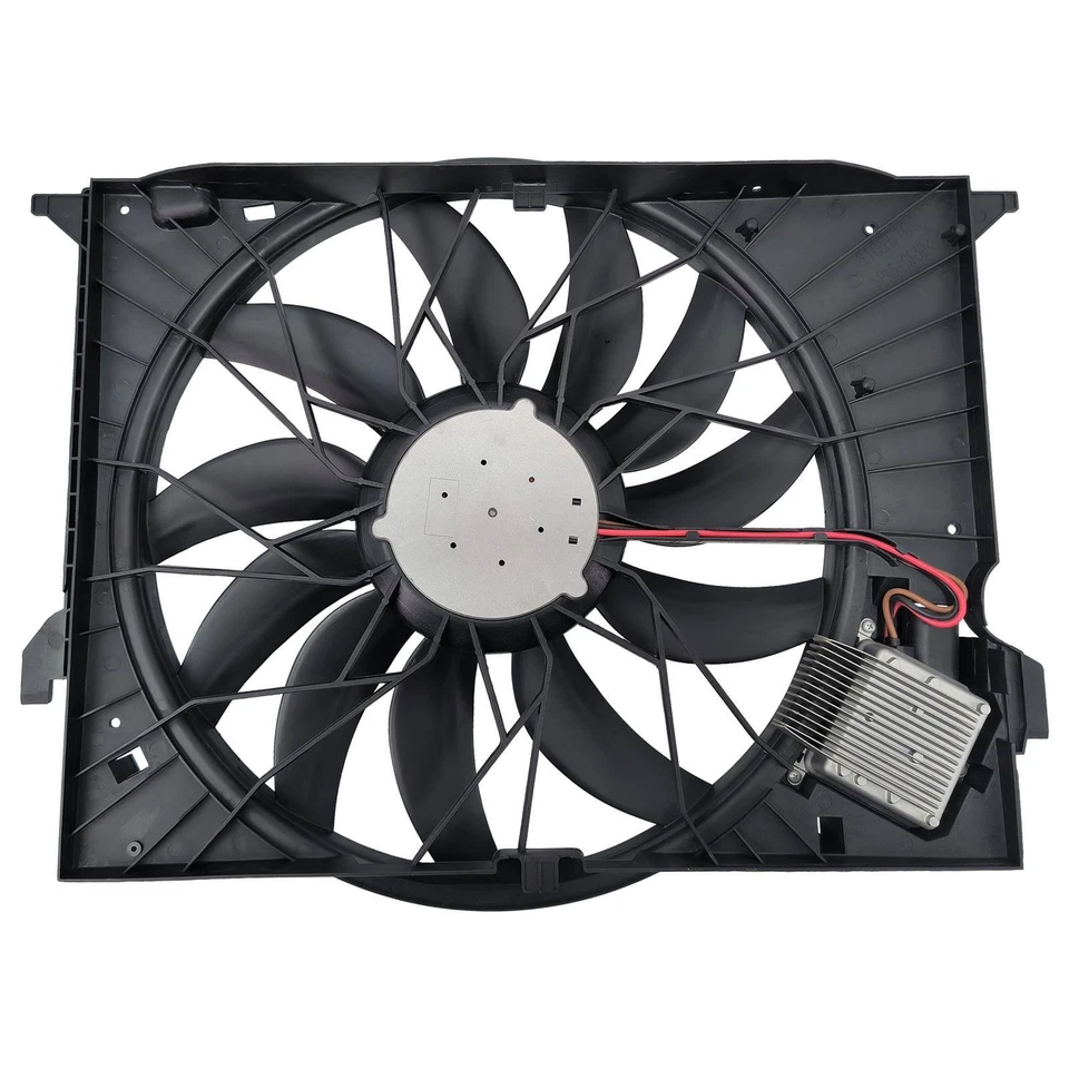 Conjunto de ventilador de refrigeración del radiador para Mercedes-Benz SL63 SL65 AMG SL600 CL600 S500 Foto 2 de 4