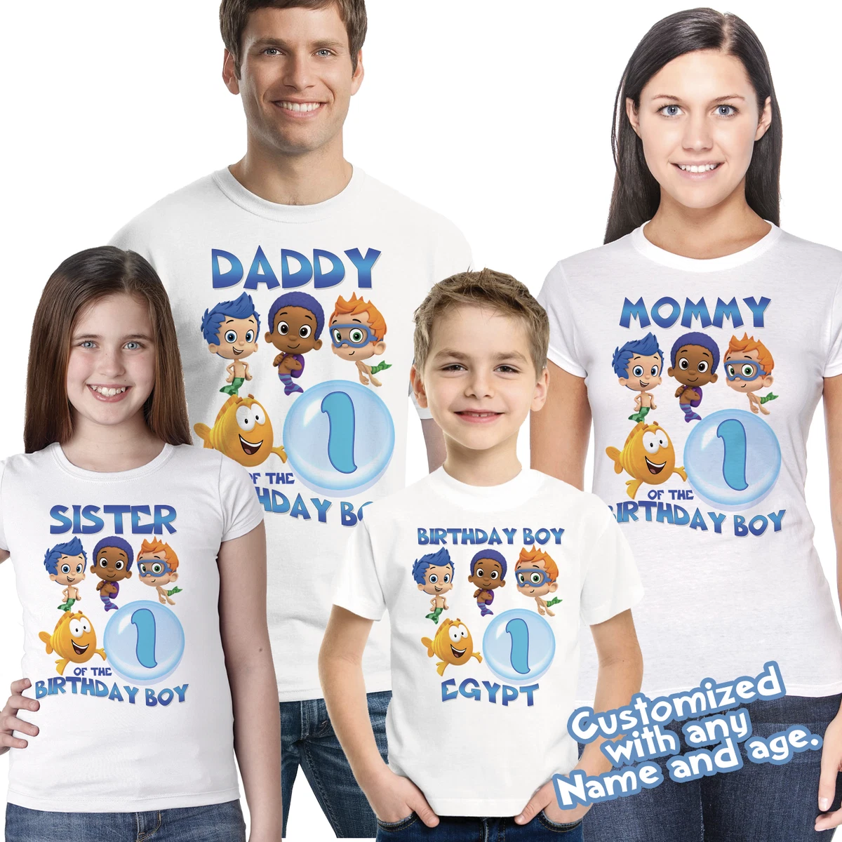 Bubble guppies birthday store outfit boy