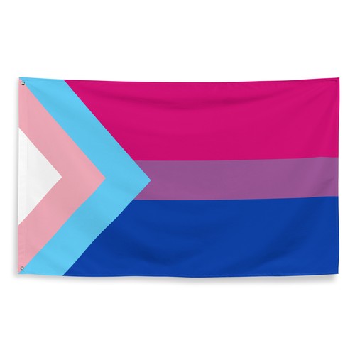Transgender Bisexual Flag 3x5 | Bi Trans-Inclusive Pride Flag Banner