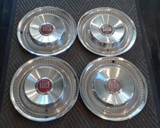 Set Of Four 4 1957 Buick Classic Hub Caps 15 Wheel Cover Hubcaps. Used Bk57wc Set Of Four 4 1957 Buick Classic Hub Caps 15 Wheel Cover Hubcaps. Used Bk57wc
