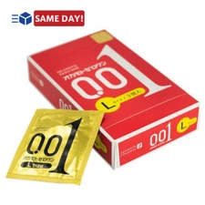New OKAMOTO 0.01mm ZERO ONE Condoms / Large Size / 3 PCS - Made In Japan