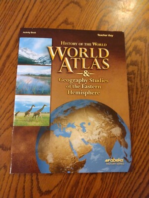 BRAND NEW!!! ABeka Grade 7 History of the World World Atlas Activity Teacher Key