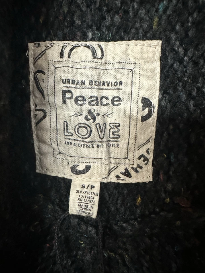 Cárdigan Suéter Bolsillos Urban Behavior Para Mujer Retro Boho Teachercore, Talla S/P Foto 3 de 4